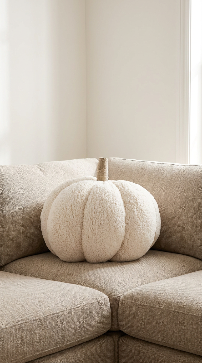 Maxi Calabaza- Cojín Decorativo Otoño