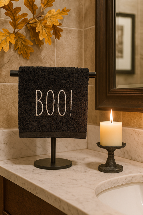 Boo!- Toalla de manos Halloween