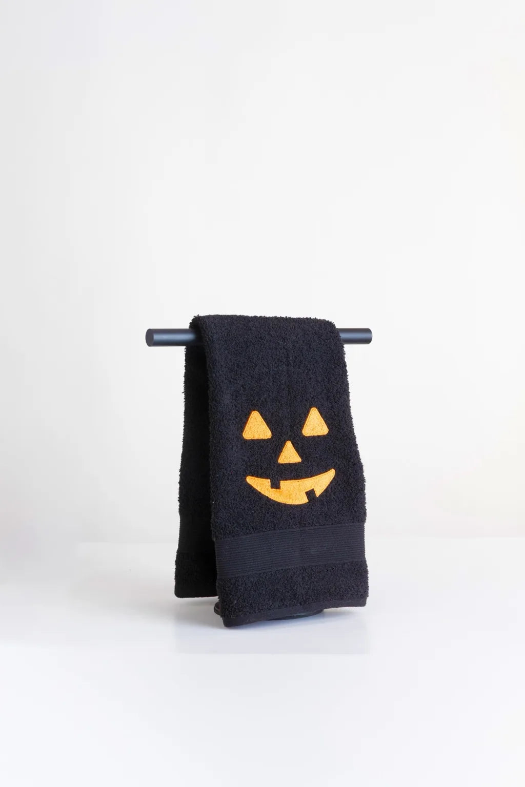 Pumpking face- Toalla de manos Halloween