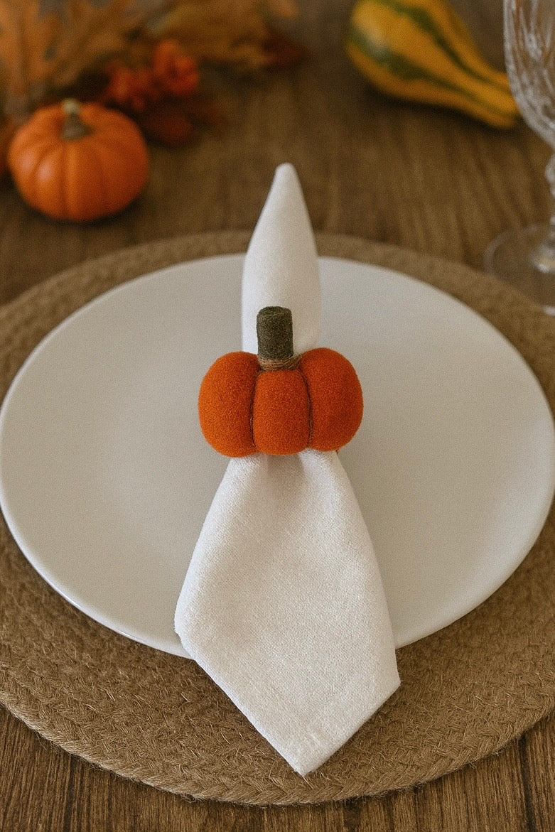 Servilletero con Forma de Calabaza