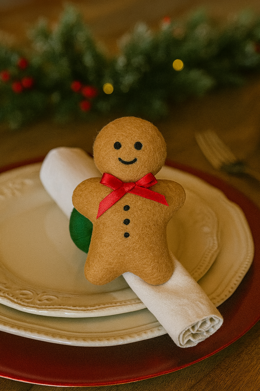 Gingerbread- Servilletero Navidad