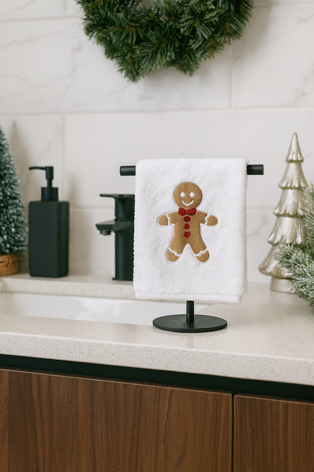 Gingerbread- Toalla de manos Navidad