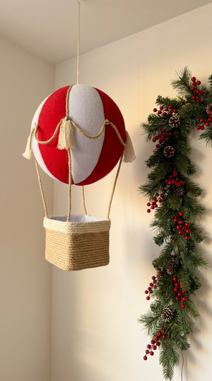 Globo aerostático- Adorno Árbol de Navidad
