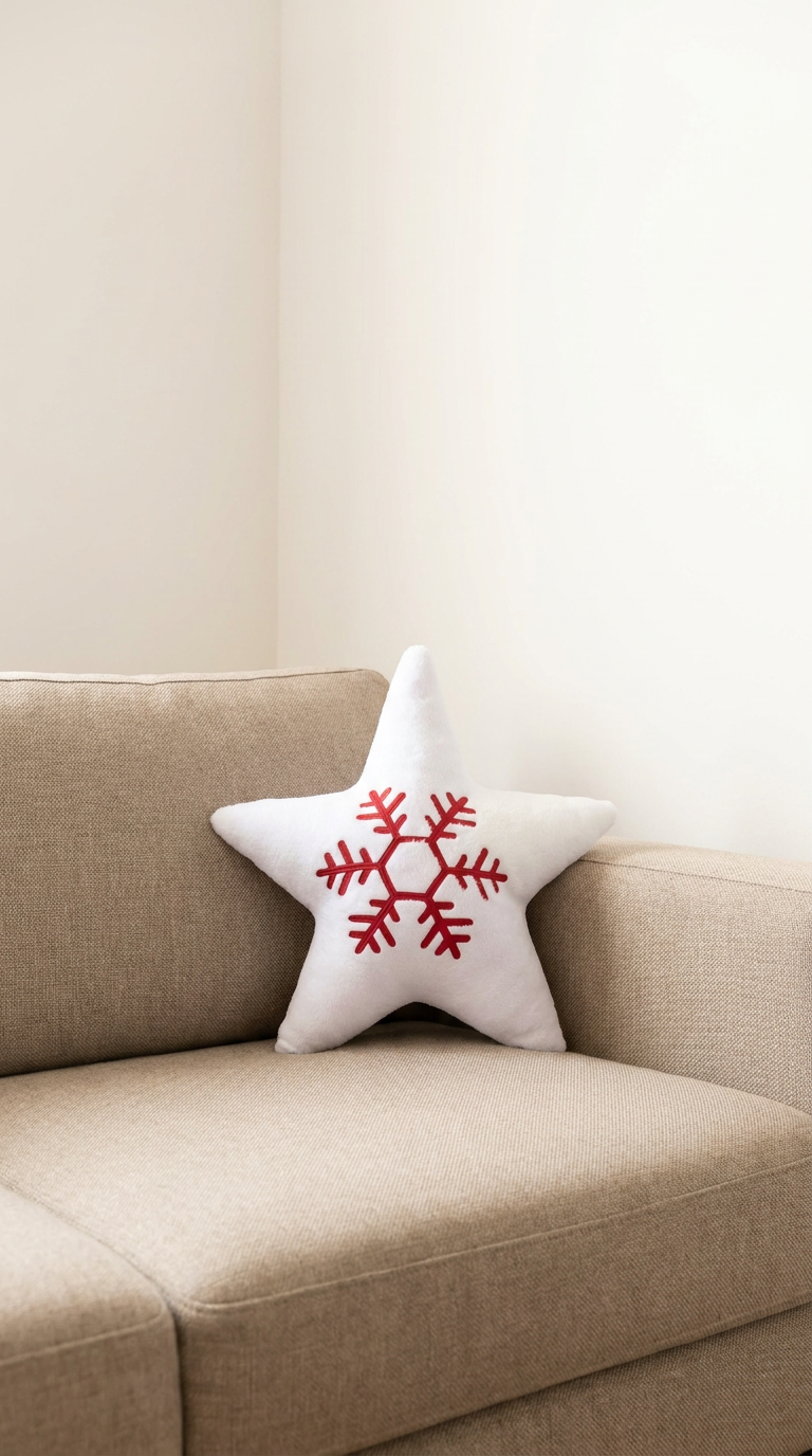 Estrella- Cojín Decorativo Navidad