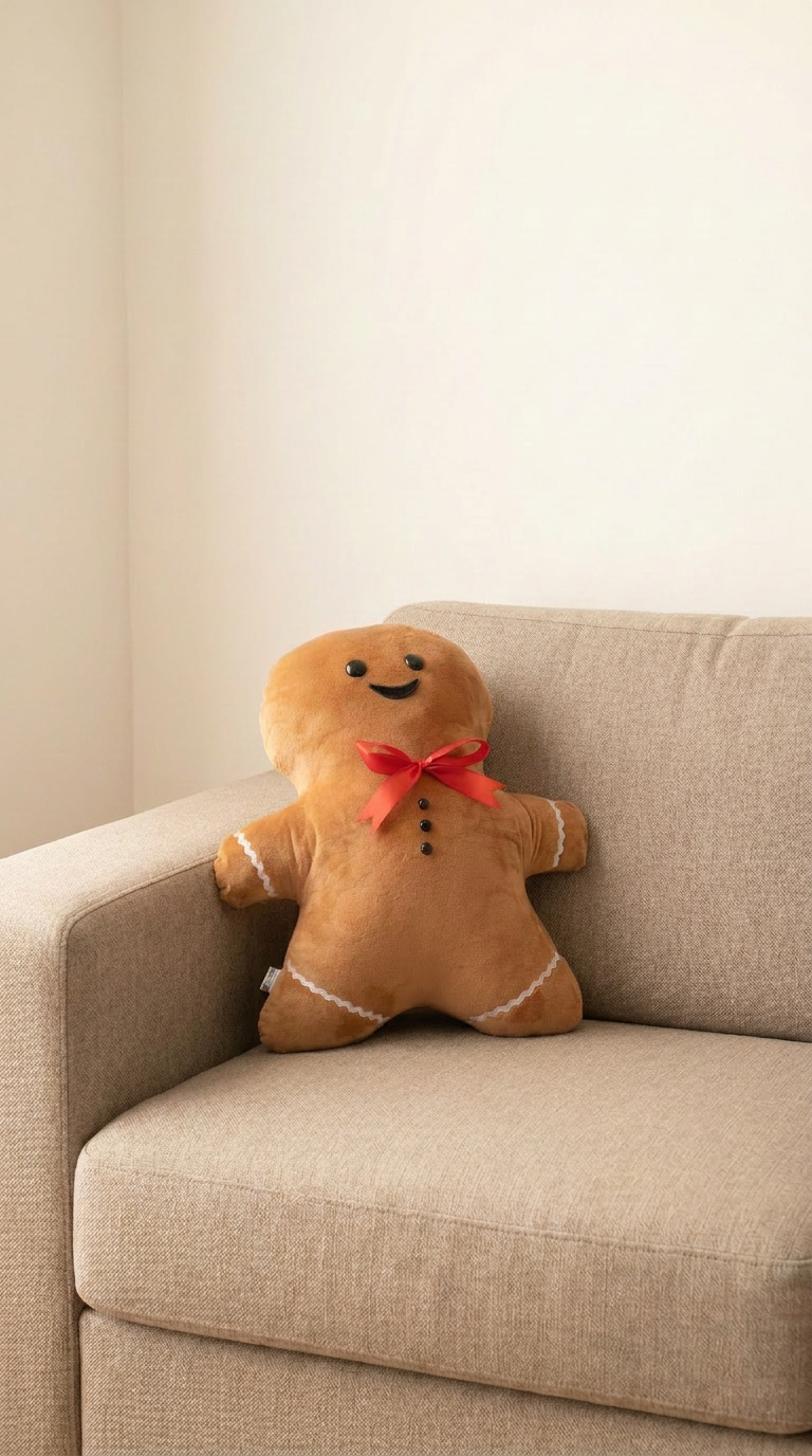 Gingerbread- Cojín Decorativo Navidad