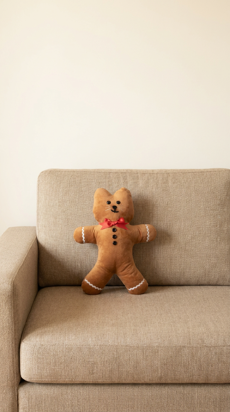 Gingerbread- Cojín Decorativo Navidad