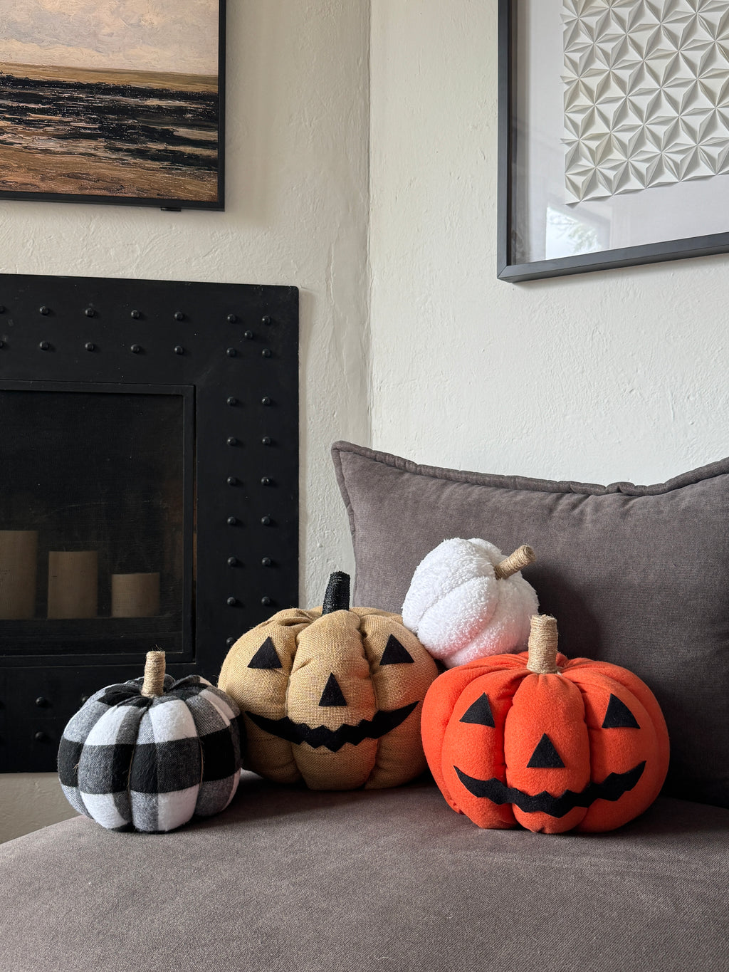 Kit de Cojines de Calabaza Halloween