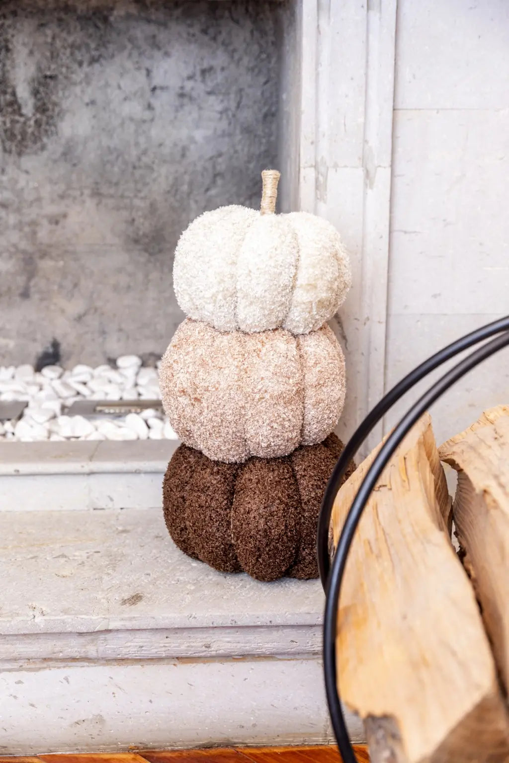 Torre de Calabazas- Cojín Decorativo Otoño