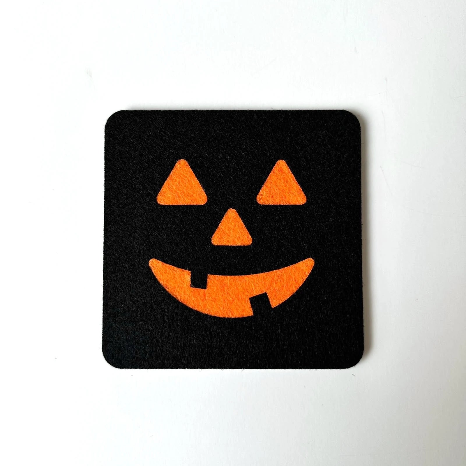 Pumpkin Face- Posavasos Halloween